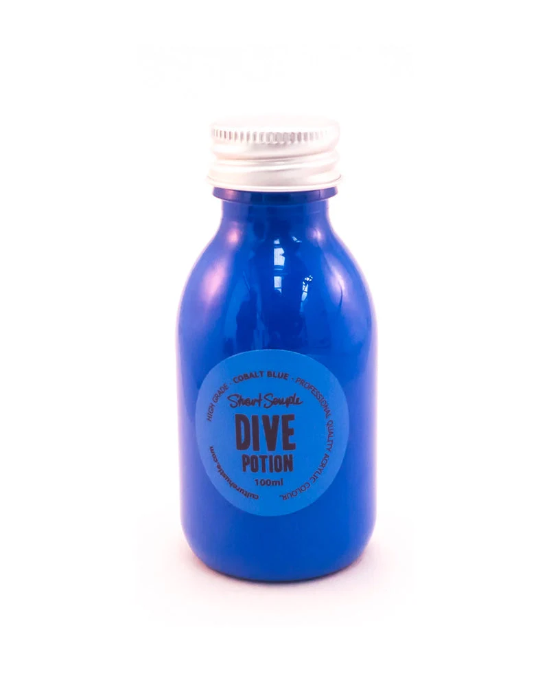 DIVE - cobalt blue, high grade professional acrylic paint, by Stuart Semple 100ml