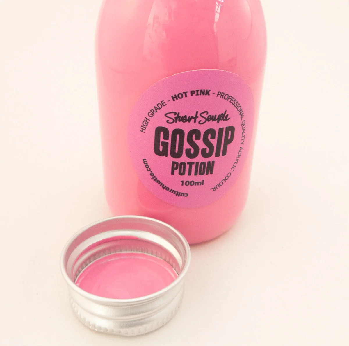 GOSSIP - hot pink, high grade professional acrylic paint, by Stuart Semple 100ml - Image 2