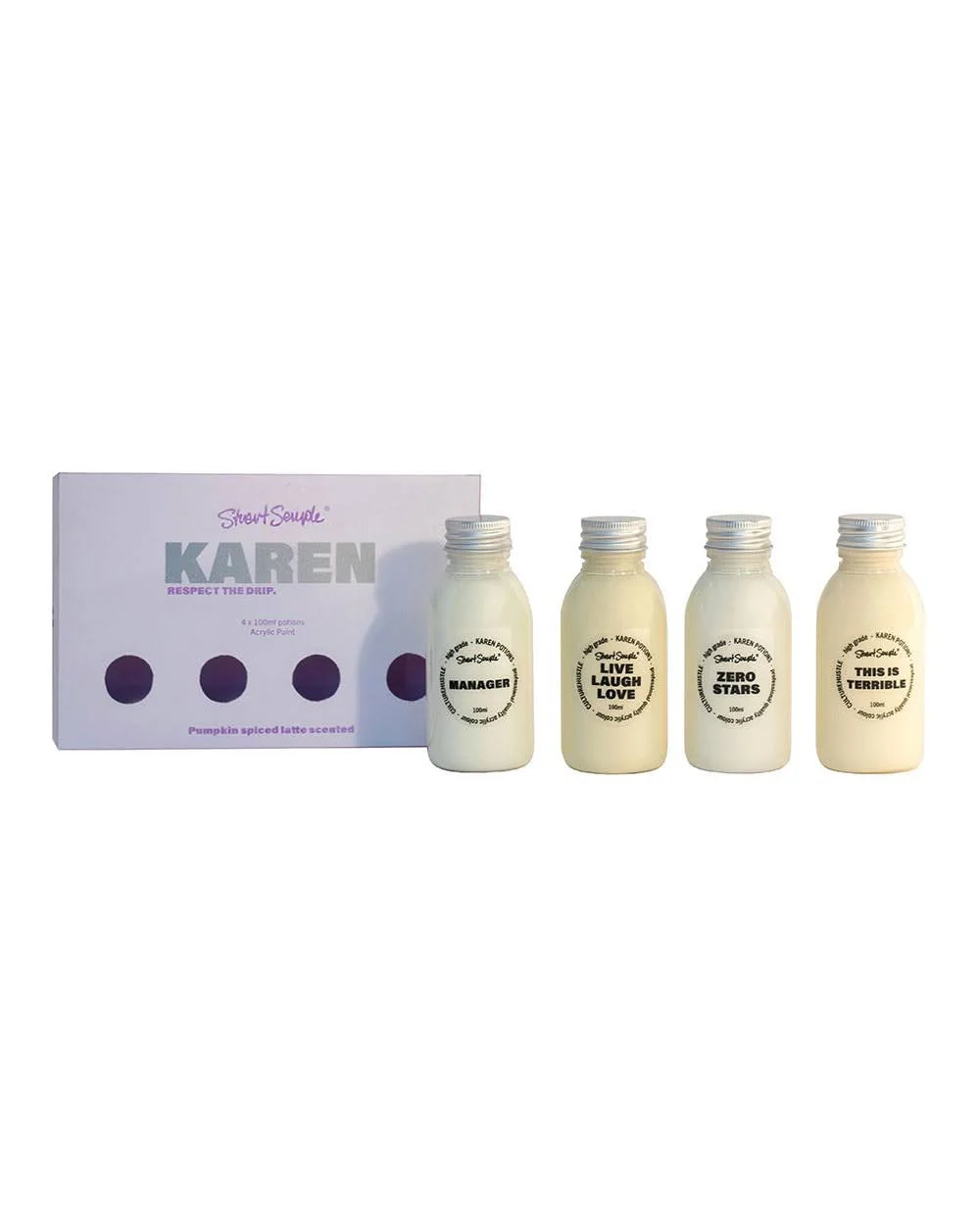 Karen - Set of 4 Acrylic Paint Potions - Image 2