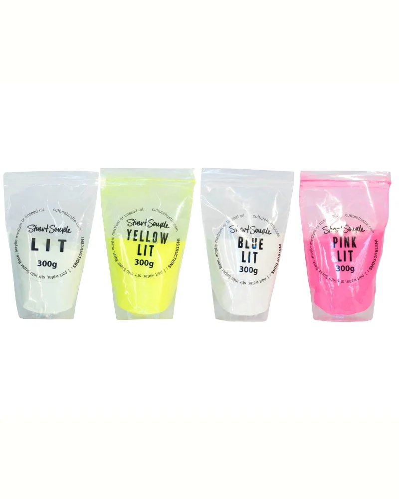 MEGALIT - set of 4 x 300g of the Colouriest Lit Powders - Image 3