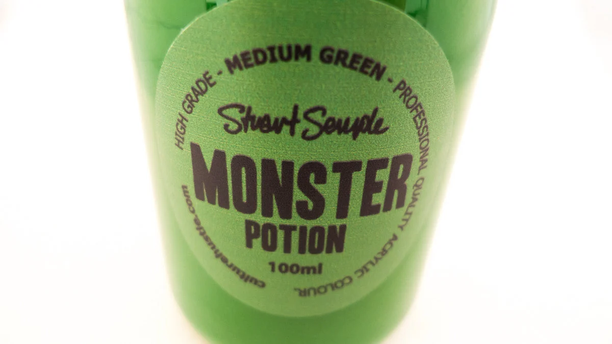 MONSTER - medium green, high grade professional acrylic paint, by Stuart Semple 100ml - Image 2