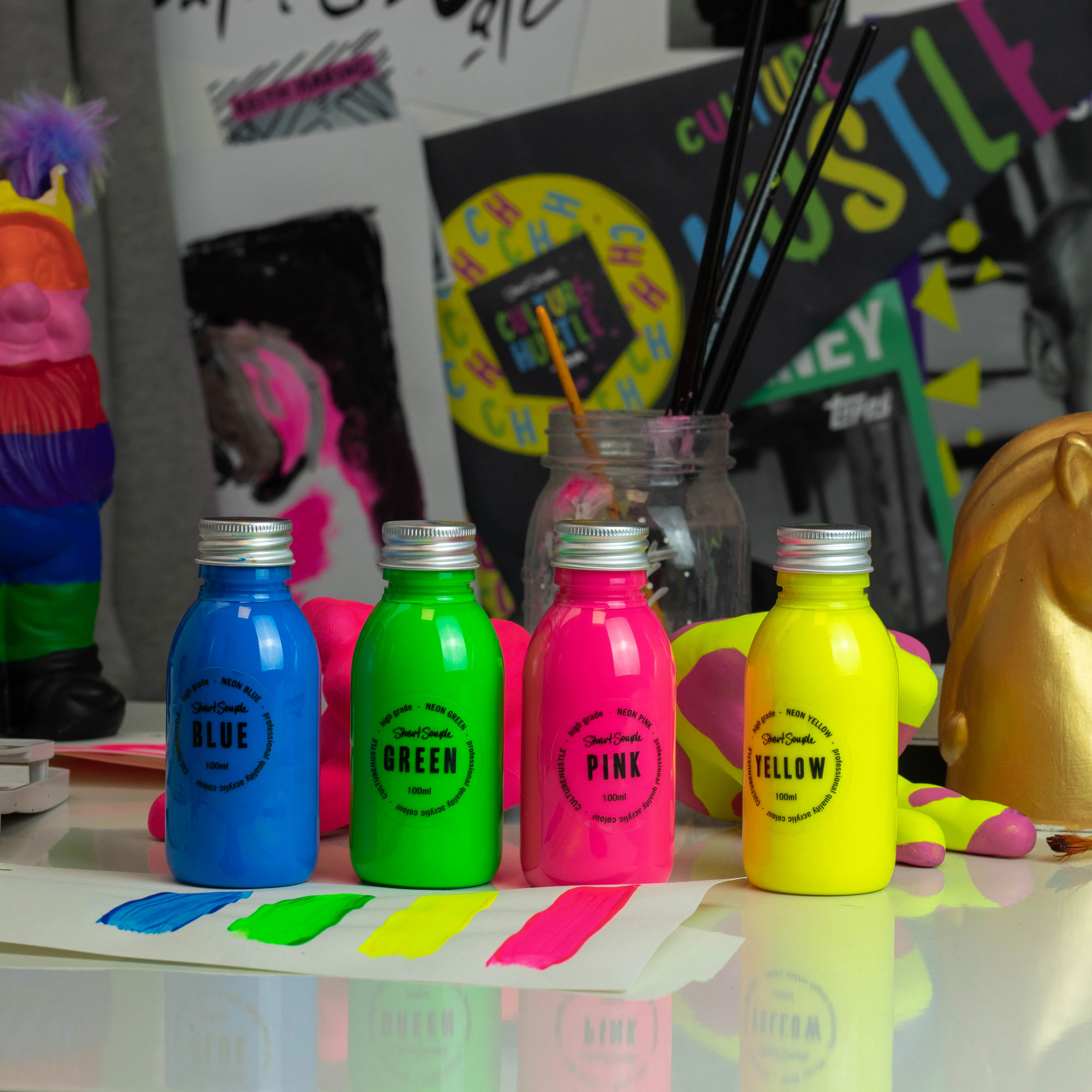 Colouriest Potion Pack - 4 x 100ml - World's colouriest acrylic paints by Stuart Semple - Image 4